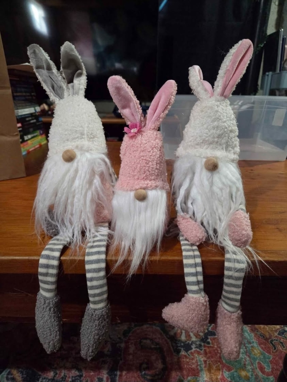 Plush Bunny Gnome Trio